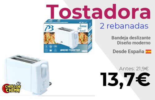 Tostadora Power & Brilliance 2 Rebanadas por 13,7€