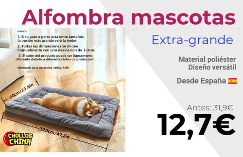 Alfombra de mascota de plush suave por 12€