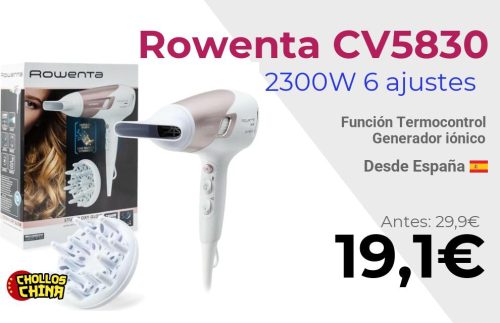 Secador de pelo Rowenta Studio Dry CV5830 por 19,1€