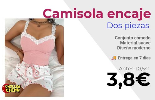 Camisola de encaje para mujer por 3,8€