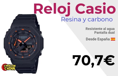 Reloj Casio G-Shock GA-2100 por 70,7€