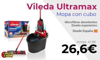Mopa de microfibras Vileda Ultramax por 26,6€