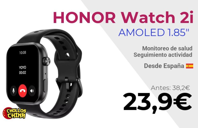 Reloj inteligente HONOR CHOICE Watch 2i por 23,9€