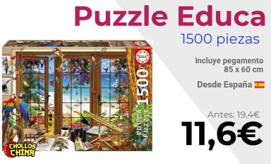 Puzzle de 1500 piezas Educa por 11,6€