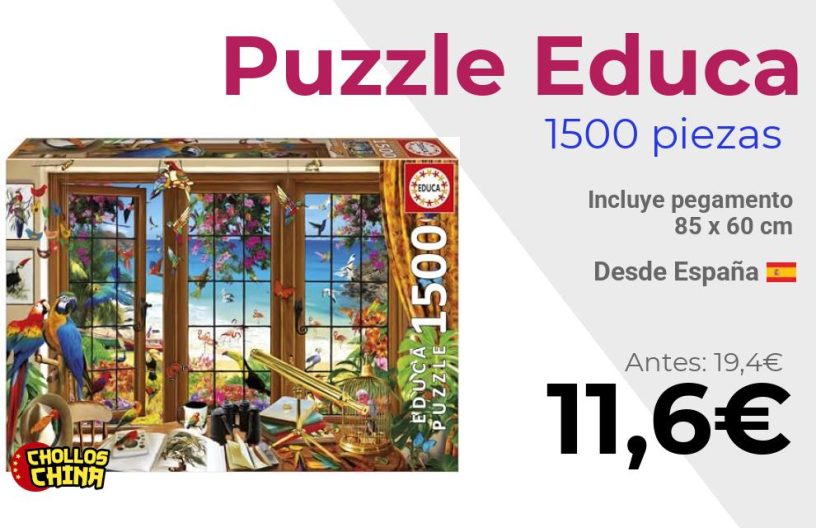 Puzzle de 1500 piezas Educa por 11,6€