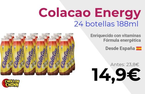 Batido de cacao Colacao Energy por 14,9€