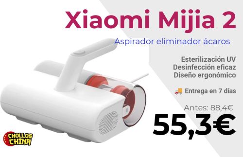 Aspirador eliminador de ácaros Mijia 2 por 55,3€