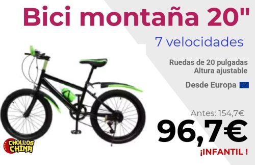 Bicicleta de montaña infantil por 96,7€