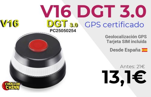 Luz de emergencia V16 DGT 3.0 por 13,1€