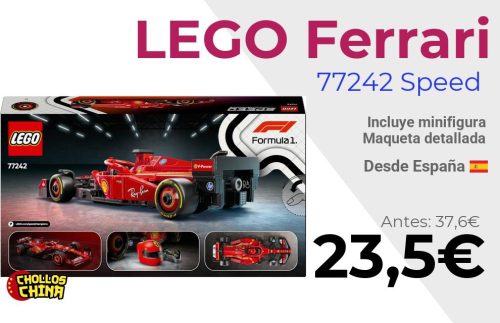 Coche de carreras Ferrari LEGO 77242 por 23,5€