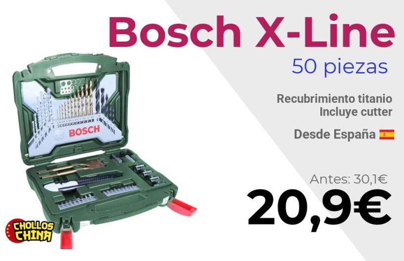 Set de brocas y puntas Bosch X-Line por 20,9€