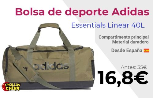 Bolsa de deporte adidas Essentials Linear por 16,8€
