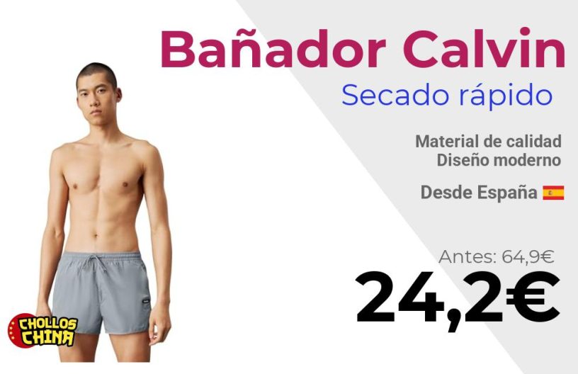 Bañador Runner Calvin Klein por 24,2€