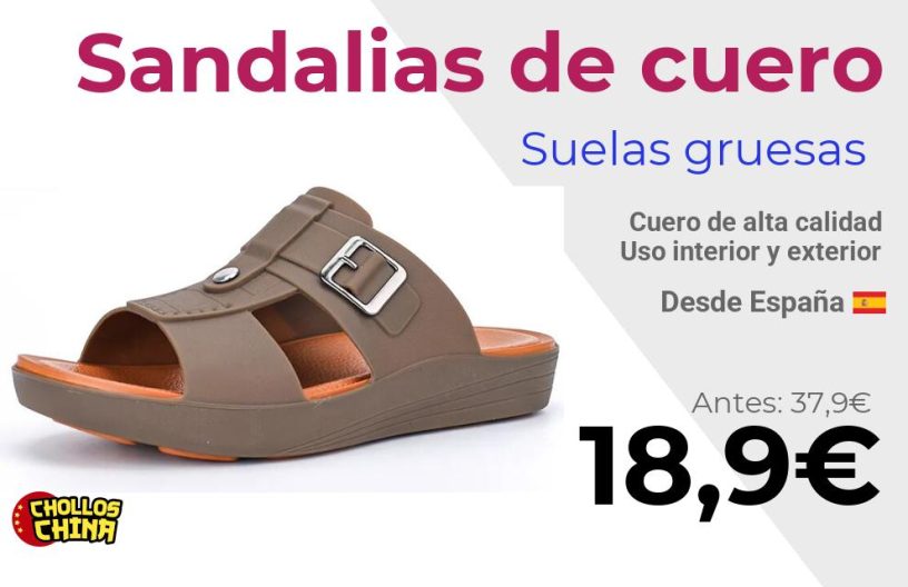 Sandalias de cuero Guyisa por 18€