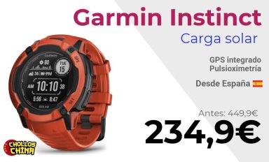 Reloj inteligente Garmin Instinct 2X Solar por 234,9€