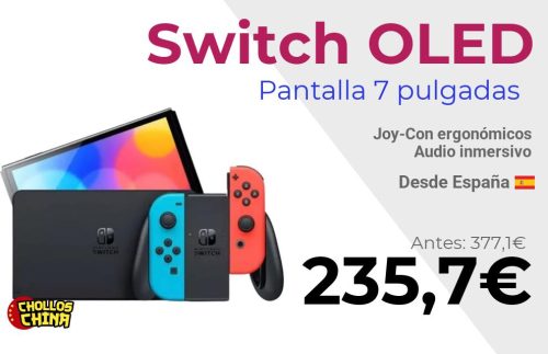 Consola Nintendo Switch OLED por 235,7€