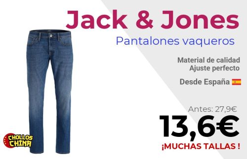 Vaqueros para hombre Jack & Jones por 13€