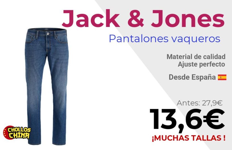 Vaqueros para hombre Jack & Jones por 13€