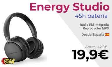 Auriculares Bluetooth Energy Sistem Studio Plus por 19,9€