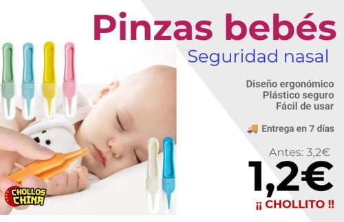 Pinzas de limpieza para bebés por 1,2€