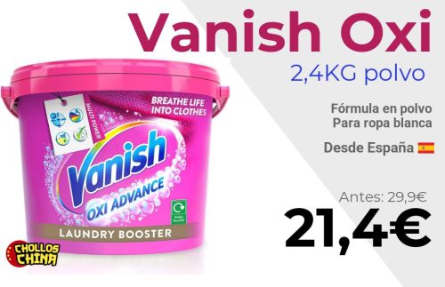 Quitamanchas Vanish Crystal White Oxi por 21€