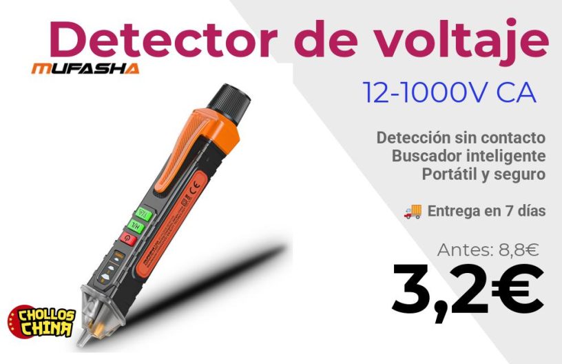 Detector de voltaje Mufasha por 3,2€
