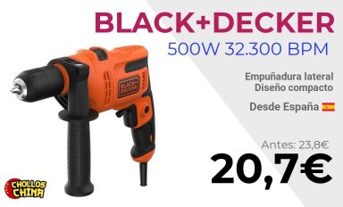 Taladro percutor BLACK+DECKER BEH200-QS por 20,7€