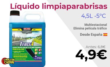 Líquido limpiaparabrisas Ma-Fra Tergy 4 por 4,9€